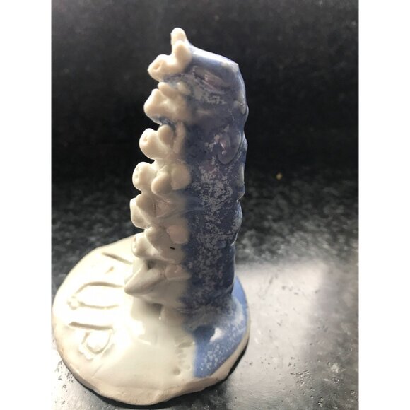 Vintage Pig Handmade Ceramic Sculpture Titled "7-UP" 7 Pigs Graduated On Top - Picture 6 of 10